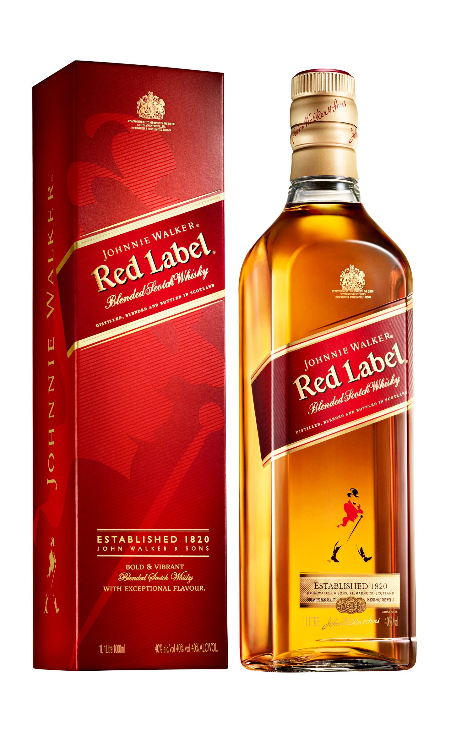 Johnnie Walker Red Label 40% 1L
