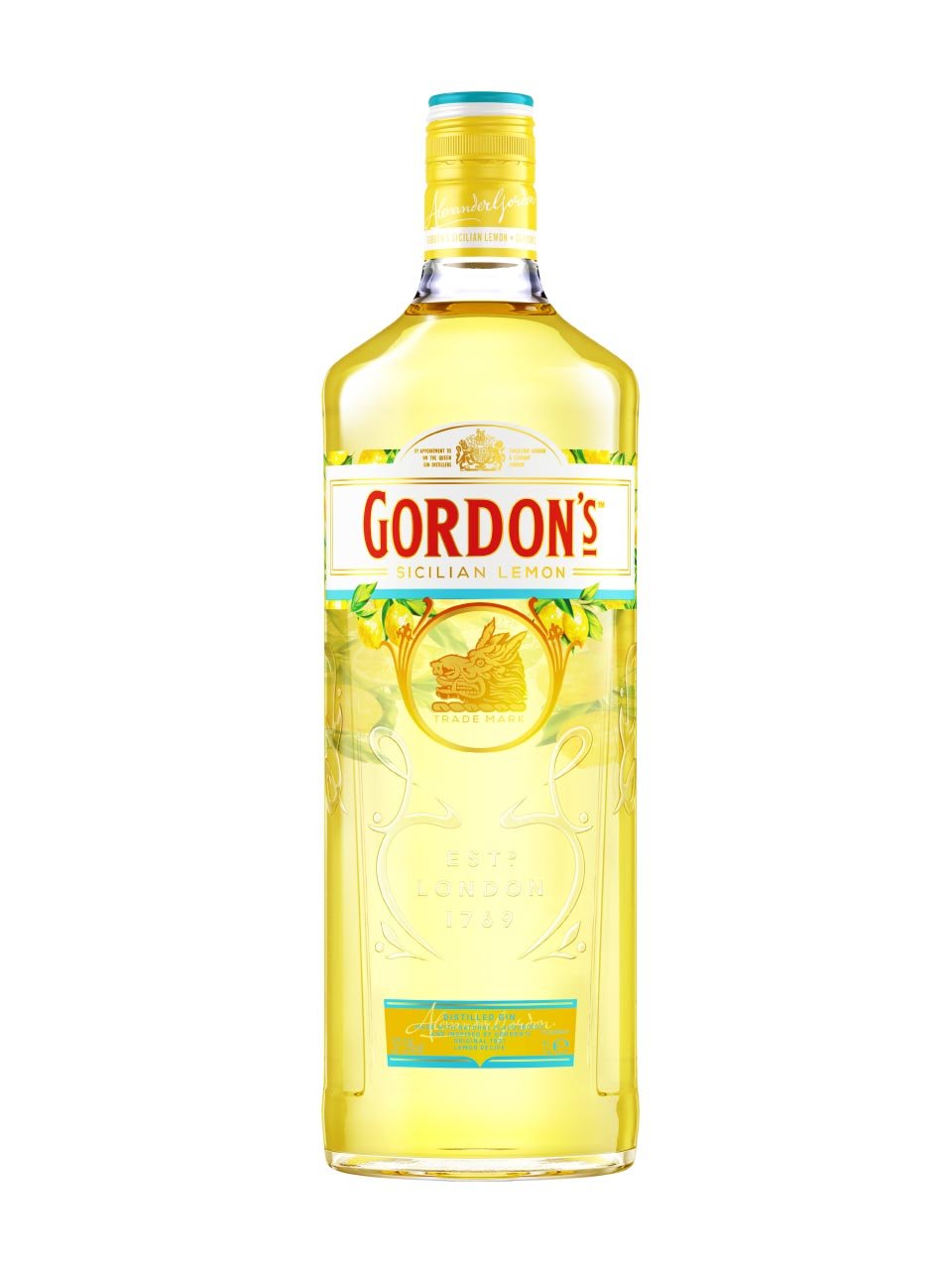 Gordon's Sicilian Lemon Gin 37.5% 1L