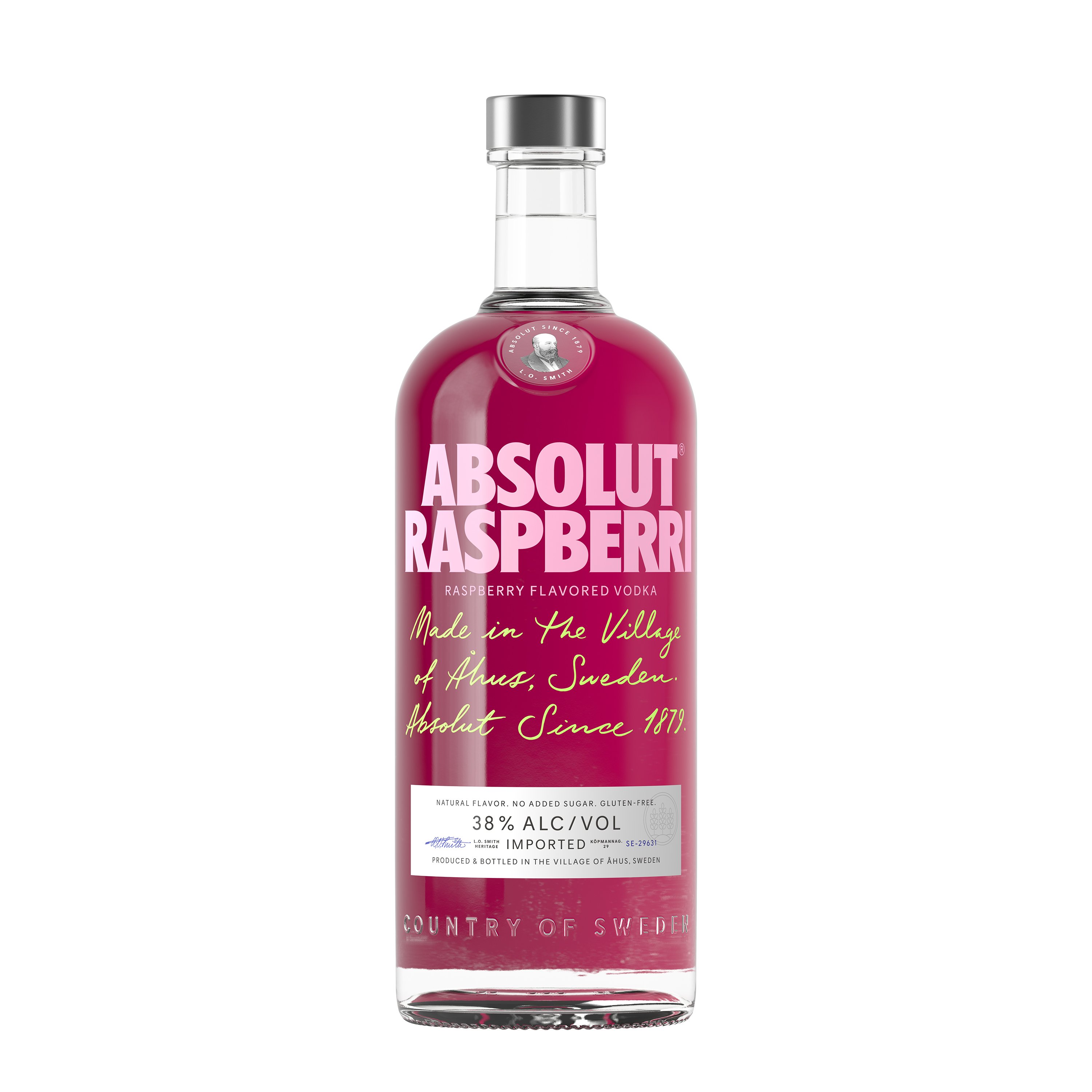 Absolut Vodka Raspberri 38% 1L
