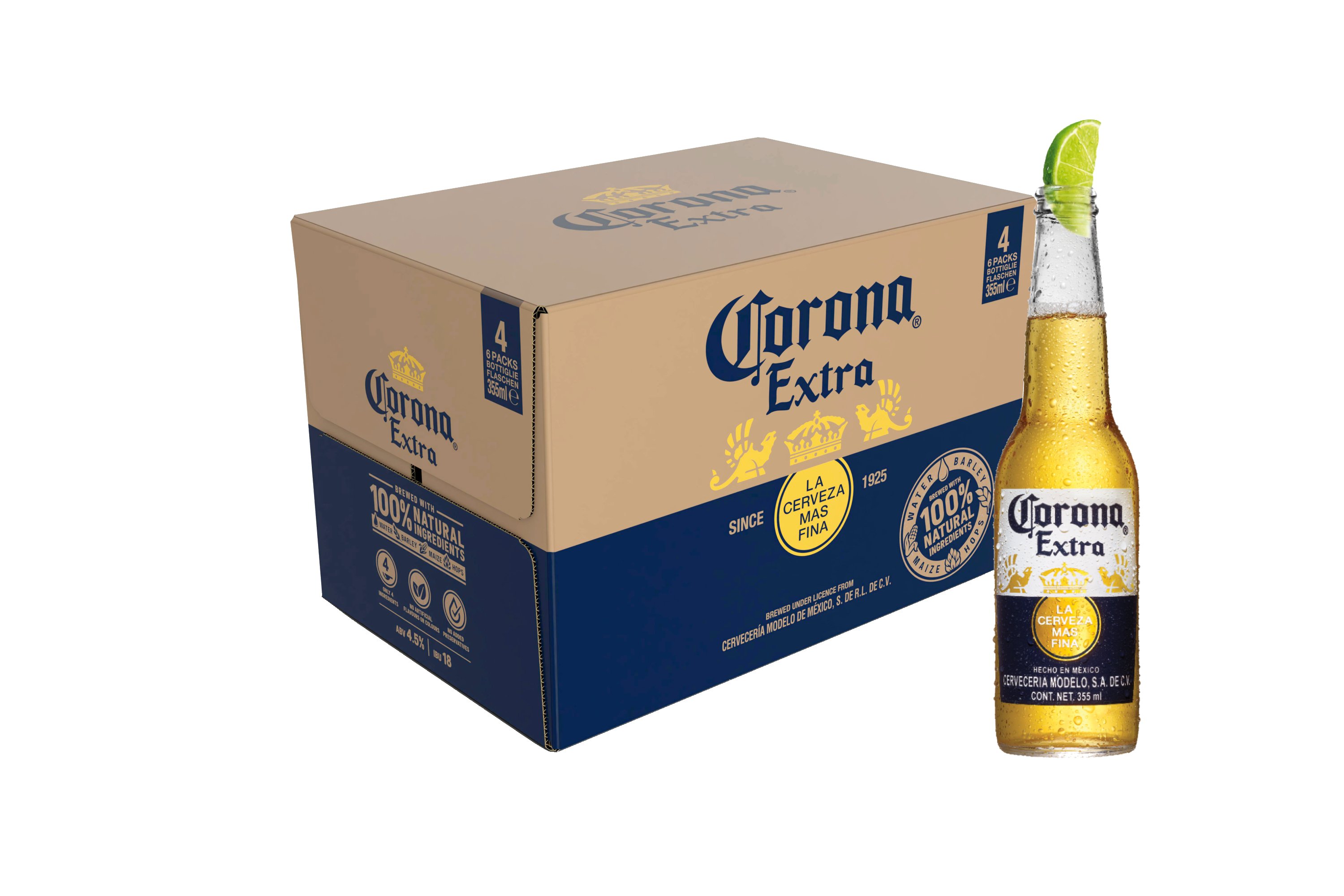 Corona Extra .5% 24x33cl bottles