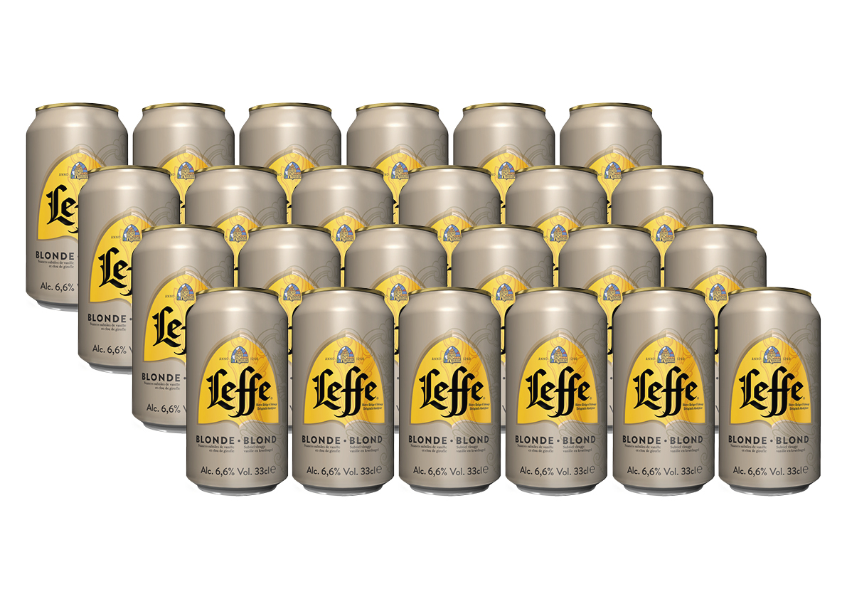 Leffe Blonde 6.6% 24x33cl cans