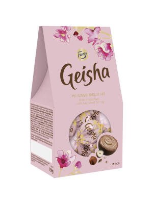 Geisha milk chocolates with hazelnut nougat  