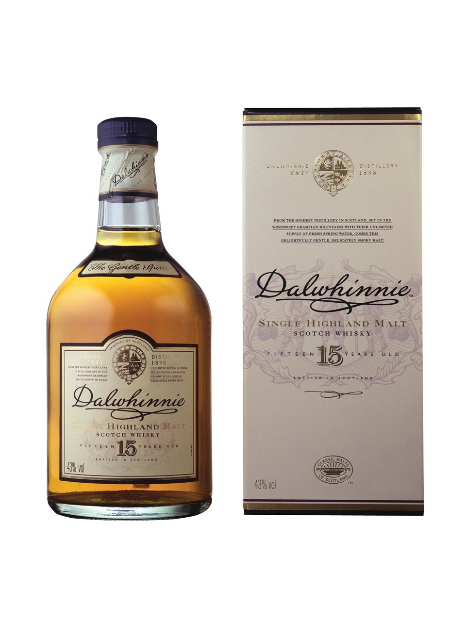 Dalwhinnie 15 Year Old 43% 1L
