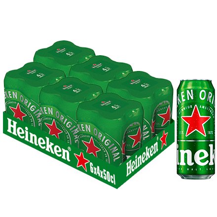 Heineken 5% 24x50cl cans