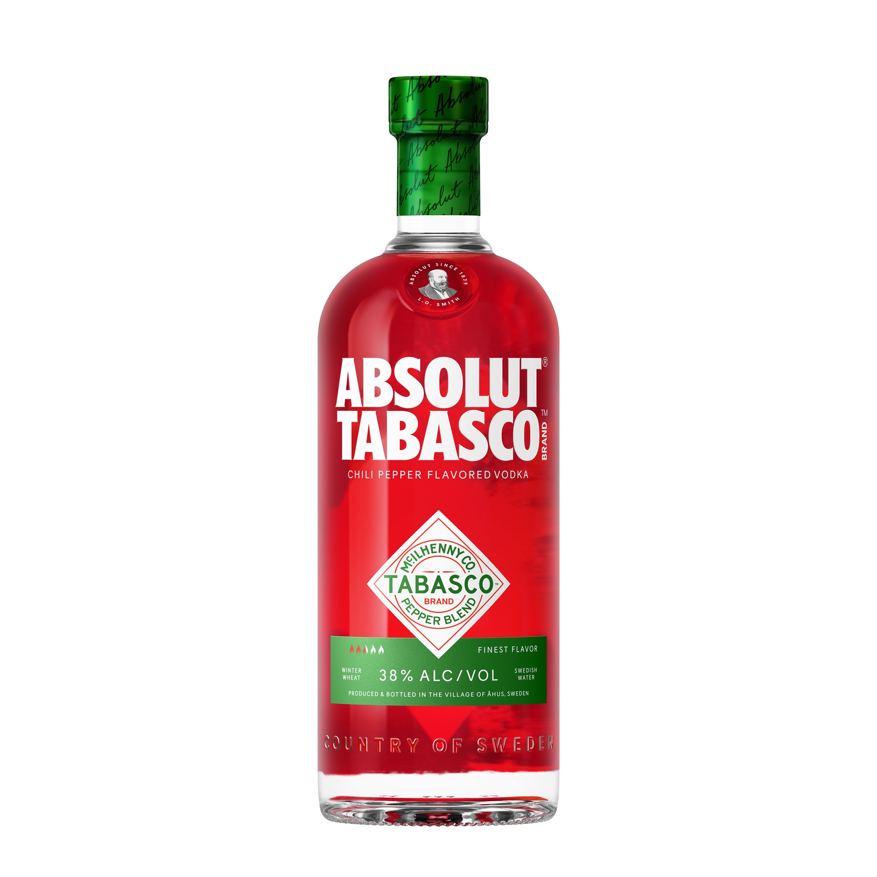 Absolut Tabasco Vodka 38% 1L