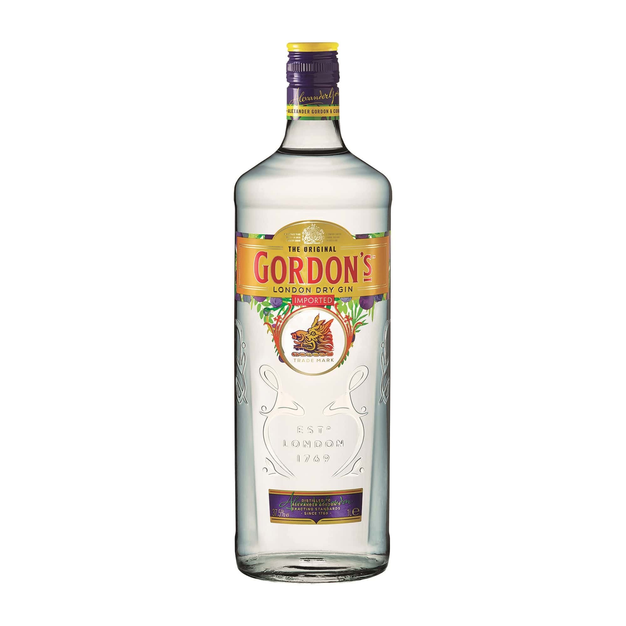 Gordon's Dry Gin 37.5% 1L