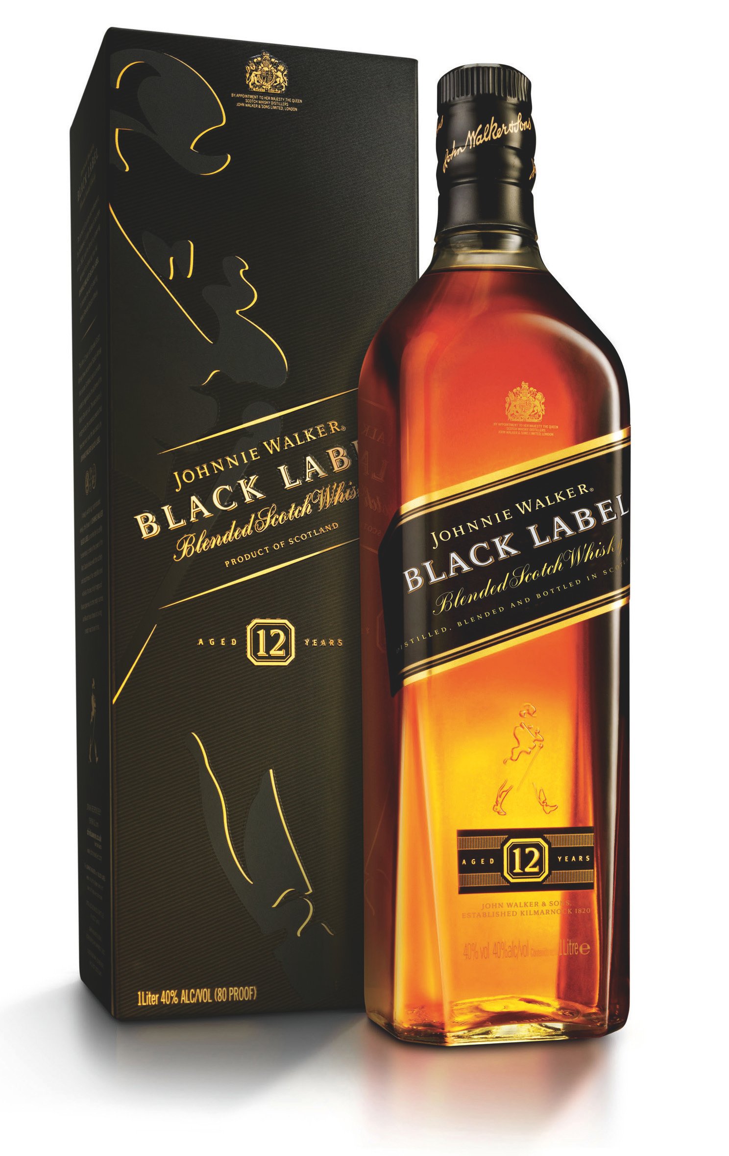 Johnnie Walker Black Label 40% 1L
