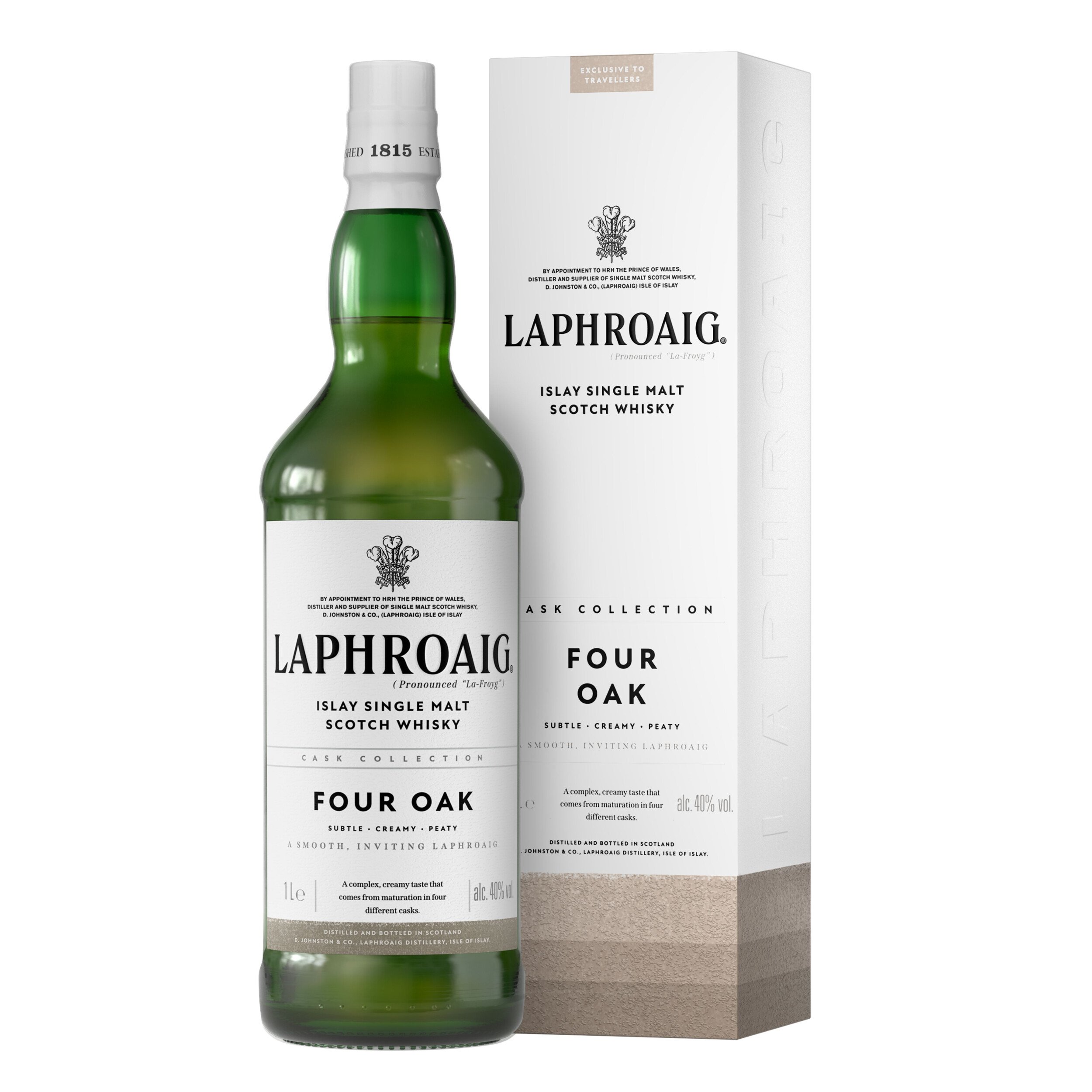 Laphroaig Four Oak 40% 1L
