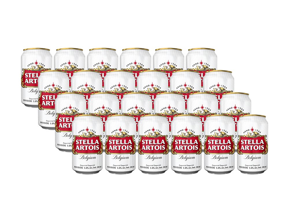 Stella Artois 5% 24x33cl cans