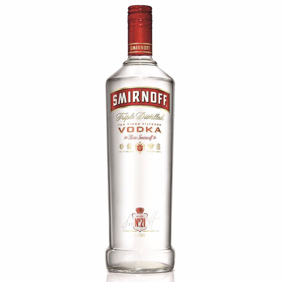 Smirnoff Red 37.5% 1L