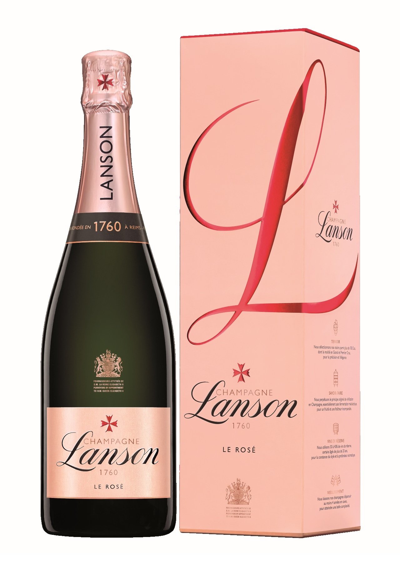 Lanson Rosé Label Brut Rosé AOC 75cl