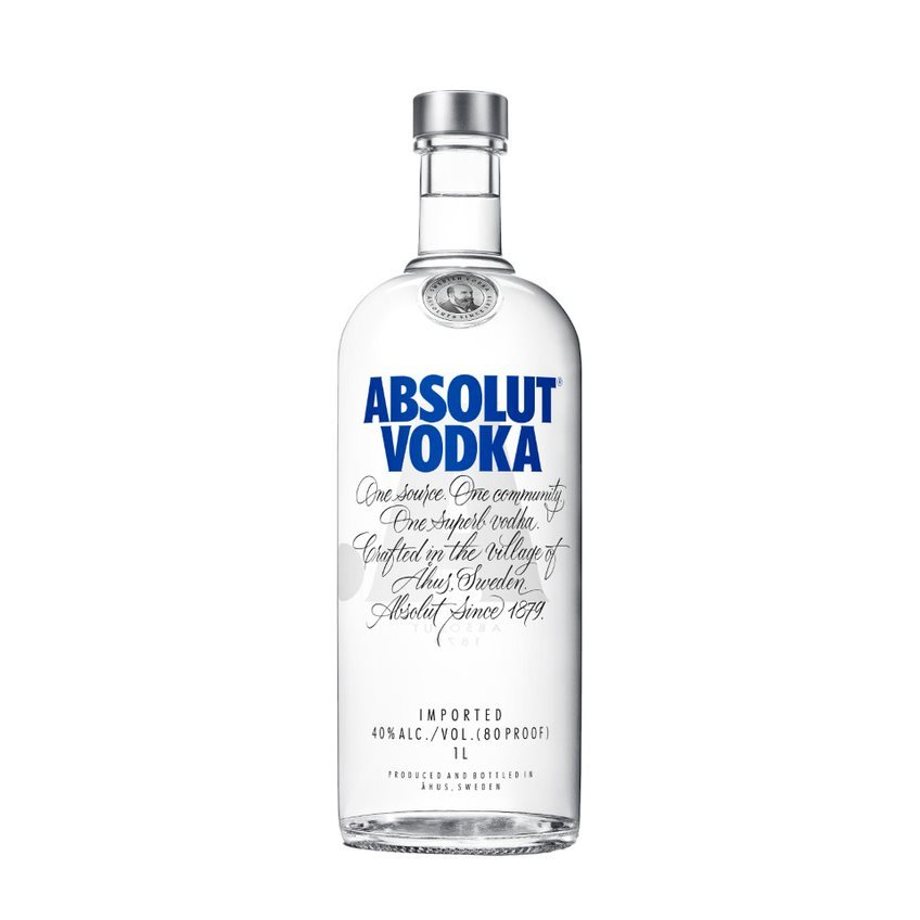 Absolut Blue Vodka 40% 1L