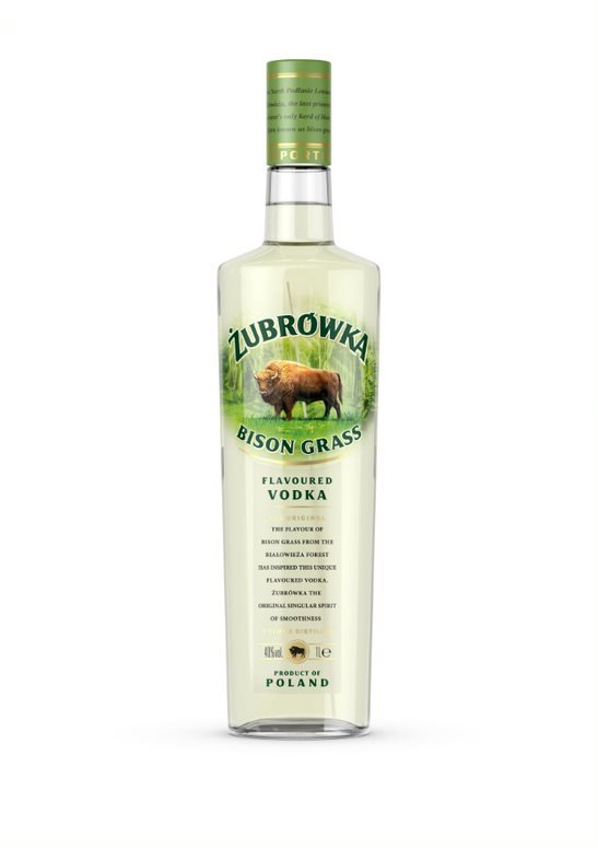 Zubrowka Vodka Bison Grass 40% 1L
